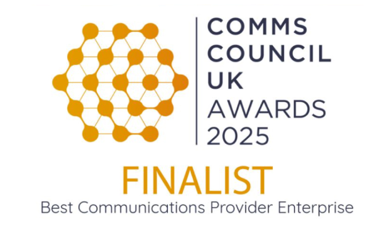 Comms Council UK 2025 Best Communications Provider Enterprise Finalist